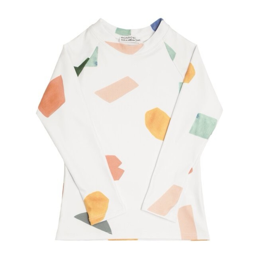 Minnow x Maisonette Abstract Shapes Rash guard - 2T